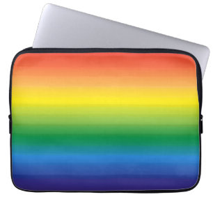 Funda Para Portátil Orgullo arcoiris audaz color brillante