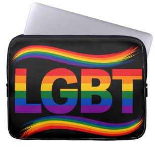 Funda Para Portátil Orgullo de la lluvia de colores LGBT