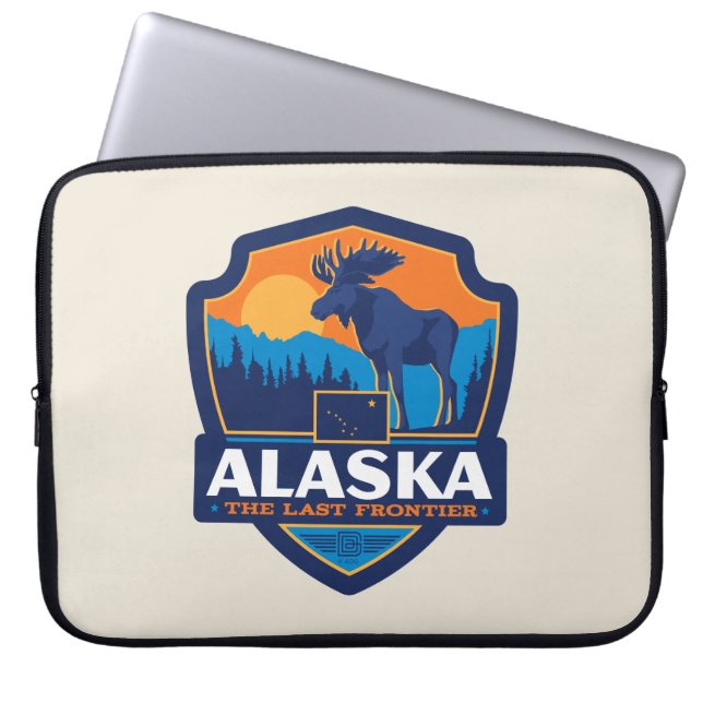 Funda Para Portátil Orgullo del Estado | Alaska (Frente)