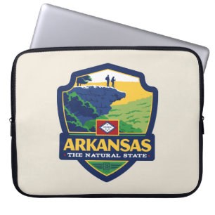 Funda Para Portátil Orgullo del Estado   Arkansas