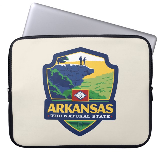 Funda Para Portátil Orgullo del Estado | Arkansas (Frente)