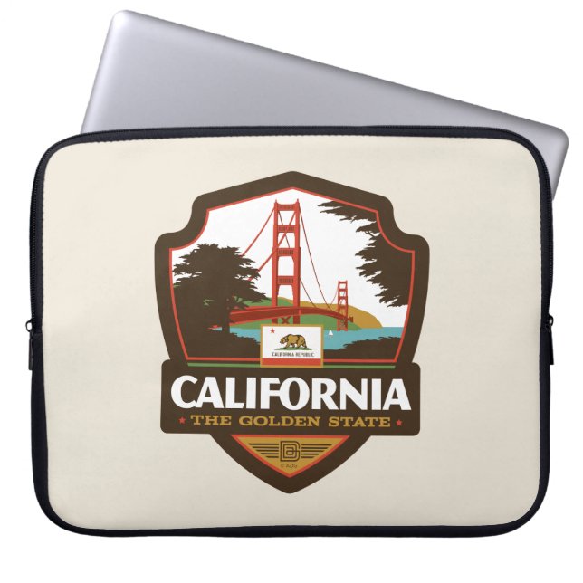 Funda Para Portátil Orgullo del Estado | California (Frente)