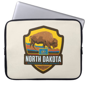 Funda Para Portátil Orgullo del Estado Dakota del Norte