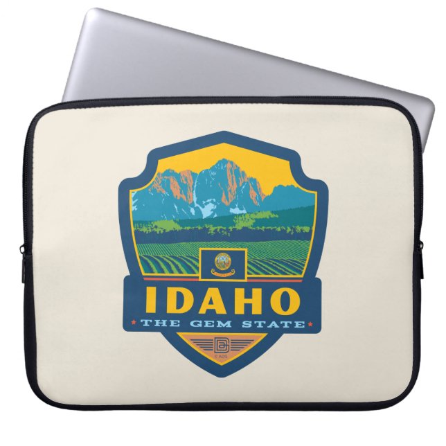 Funda Para Portátil Orgullo del Estado | Idaho (Frente)