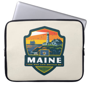 Funda Para Portátil Orgullo del Estado Maine