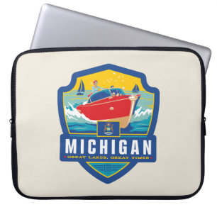 Funda Para Portátil Orgullo del Estado Michigan