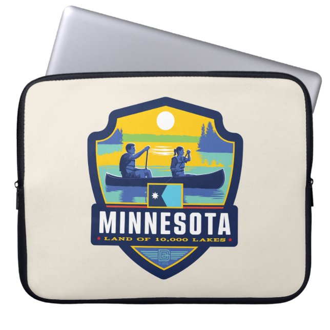 Funda Para Portátil Orgullo del Estado | Minnesota (Frente)