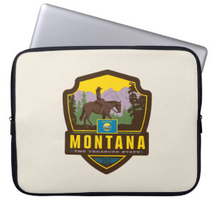 Funda Para Portátil Orgullo del Estado   Montana