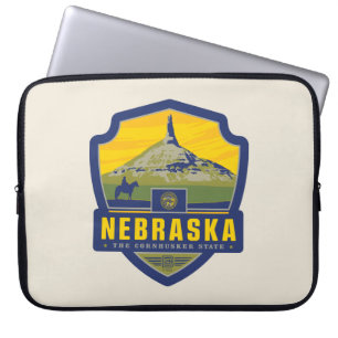 Funda Para Portátil Orgullo del Estado   Nebraska