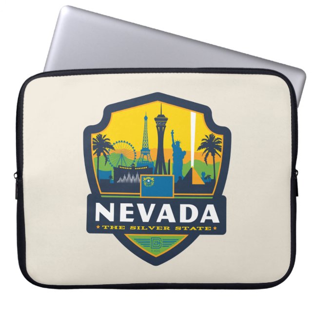 Funda Para Portátil Orgullo del Estado | Nevada (Frente)