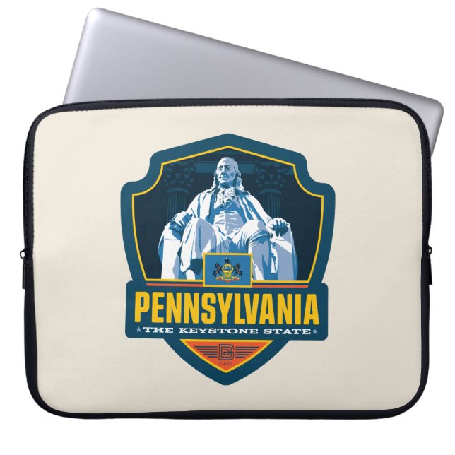 Funda Para Portátil Orgullo del Estado | Pennsylvania (Frente)