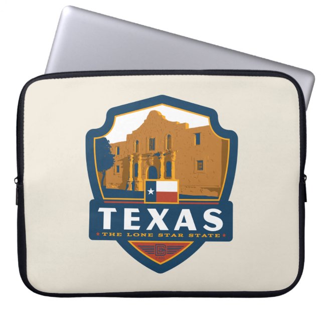 Funda Para Portátil Orgullo del Estado | Texas (Frente)