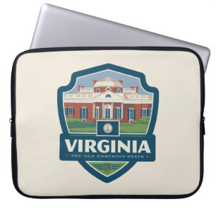 Funda Para Portátil Orgullo del Estado   Virginia