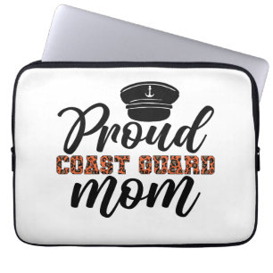 Funda Para Portátil Orgullosa madre de guardacostas, amor por la guard