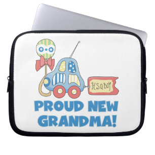 Funda Para Portátil Orgullosa nueva abuela es un regalo de niño