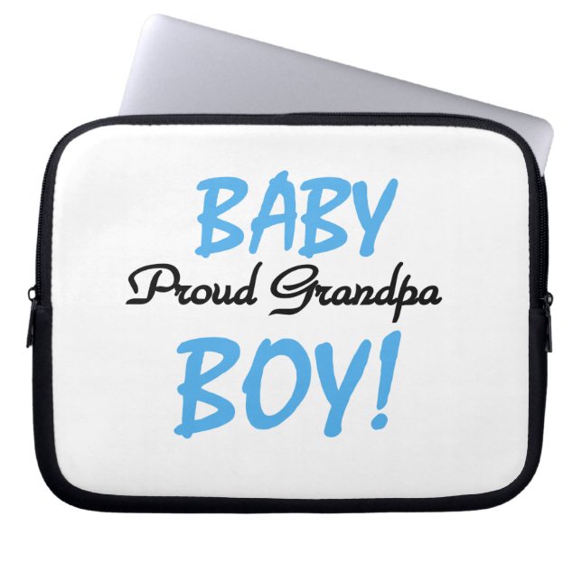 Funda Para Portátil Orgulloso Abuelo bebé camisetas y regalos (Frente)