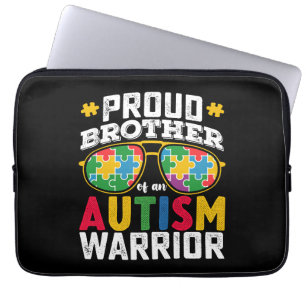 Funda Para Portátil Orgulloso Hermano De Una Familia Guerrera Del Auti