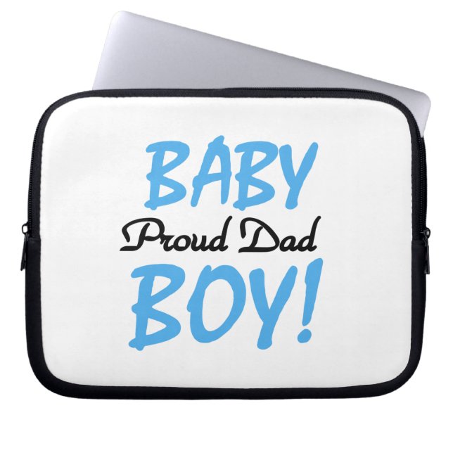 Funda Para Portátil Orgulloso papá Baby Boy Regalos (Frente)