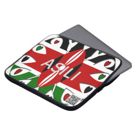 Funda Para Portátil Origen Patrimonio Kenya Asili | Bandera Personaliz