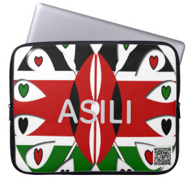 Funda Para Portátil Origen Patrimonio Kenya Asili | Bandera Personaliz