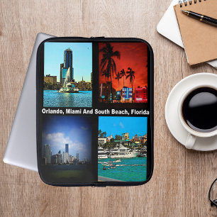 Funda Para Portátil Orlando, Miami, South Beach Collage