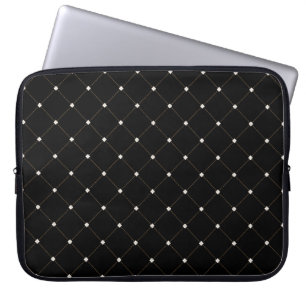 Funda Para Portátil Orna vintage de repetición uniforme geométrica