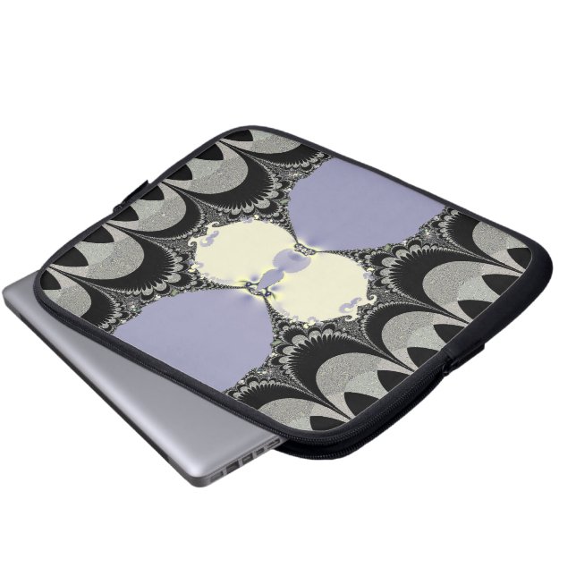 Funda Para Portátil Ornamento dorado (Inferior anverso)