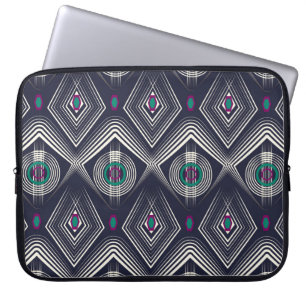 Funda Para Portátil Ornamento original sin foco. Estilo geométrico