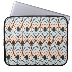 Funda Para Portátil Ornamento sin texturas en estilo art déco.