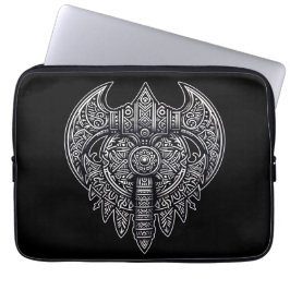 Funda Para Portátil Ornate Ax y Shield Art