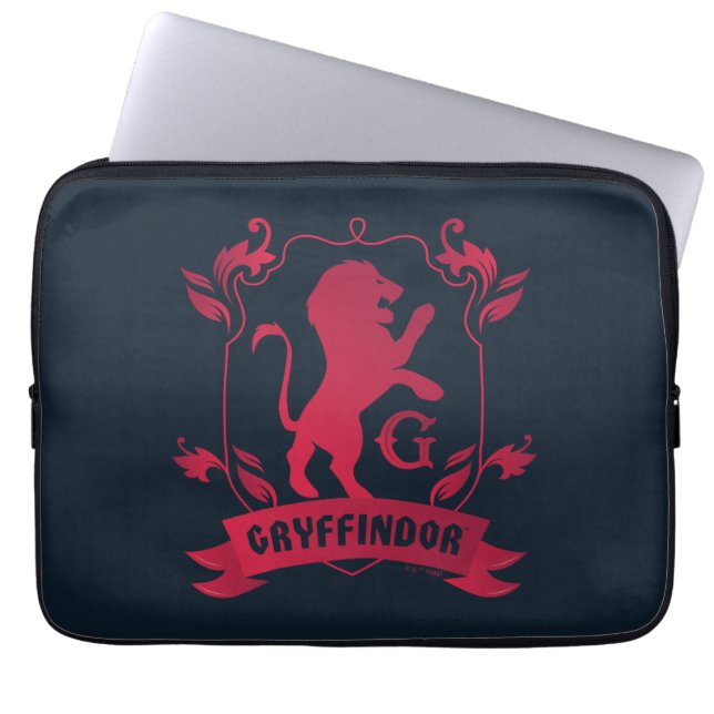 Funda Para Portátil Ornate GRYFFINDOR™ House Escudo (Frente)