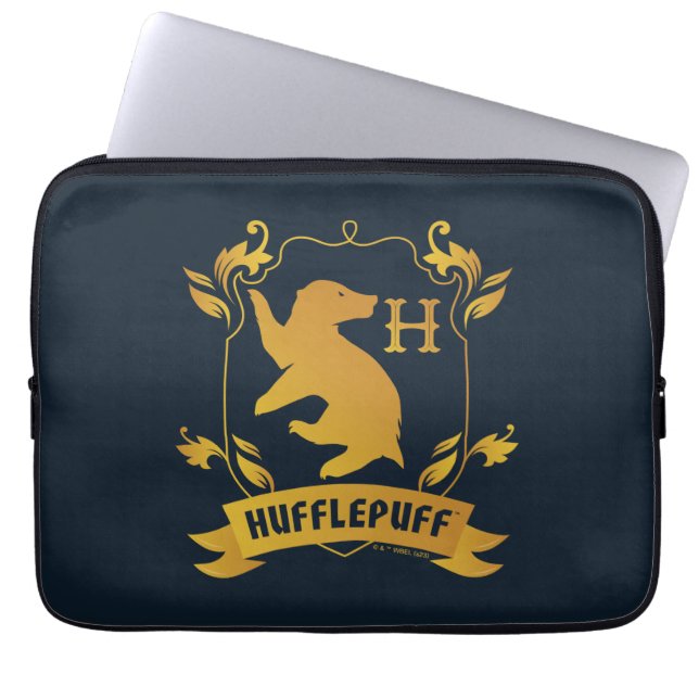 Funda Para Portátil Ornate HUFFLEPUFF™ House Escudo (Frente)