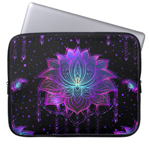 Funda Para Portátil Ornate Lotus Flower Seamless Symbol