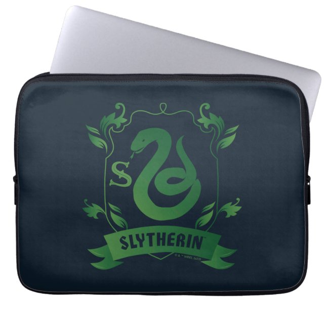 Funda Para Portátil Ornate SLYTHERIN™ House Escudo (Frente)