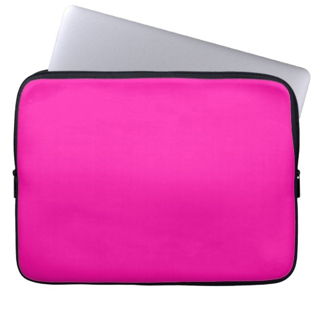 Funda Para Portátil Orquídea Fluorescente Orquídea Caliente Rosa Perso (Frente)