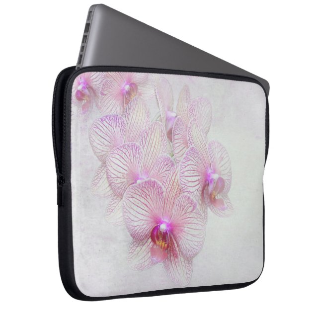 Funda Para Portátil Orquídeas rosas (Anverso derecho)