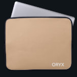 Funda Para Portátil Oryx color beige marrón<br><div class="desc">Oryx color beige marrón</div>