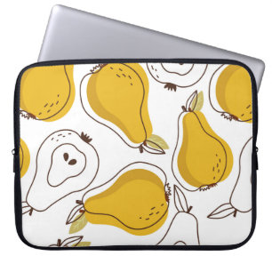 Funda Para Portátil Osa el fondo. Fondo superpuesto dibujado a mano.