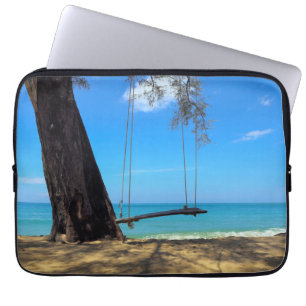Funda Para Portátil Oscilaciones y árbol en la arena
