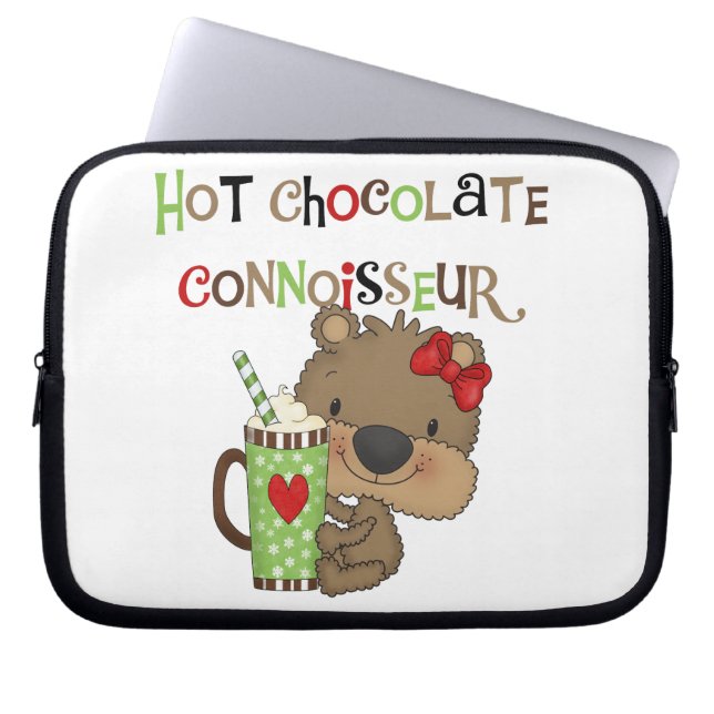 Funda Para Portátil Oso caliente del chica de ChocolateConoisseur (Frente)