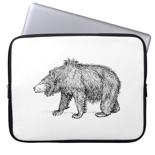 Funda Para Portátil Oso de pereza (Frente)