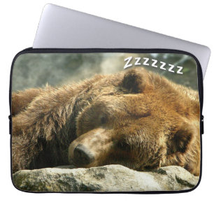 Funda Para Portátil Oso de ronquido