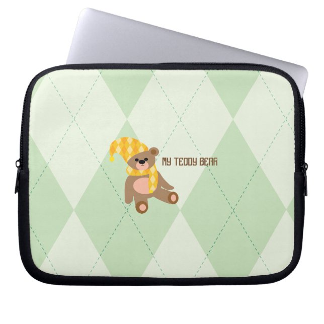 Funda Para Portátil Oso de Teddy (Frente)