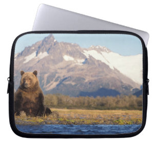 Funda Para Portátil oso pardo, Ursus arctos, oso grizzly, Ursus