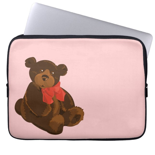 Funda Para Portátil Oso personalizado (Frente)