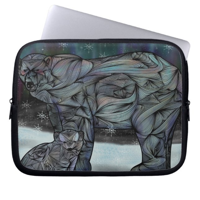 Funda Para Portátil Oso polar (Frente)