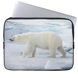 Funda Para Portátil Oso polar caminando, Noruega