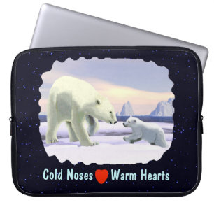 Funda Para Portátil Oso Polar - Mama Nose Best