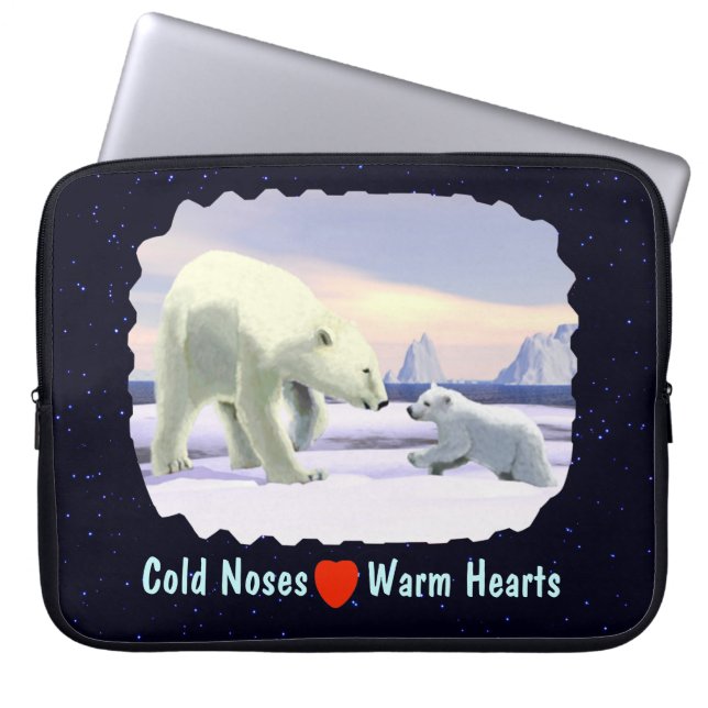 Funda Para Portátil Oso Polar - Mama Nose Best (Frente)