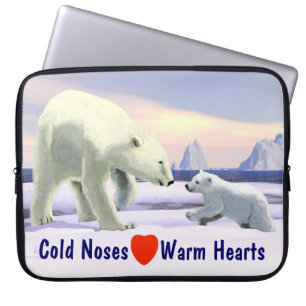 Funda Para Portátil Oso Polar - Mama Nose Best
